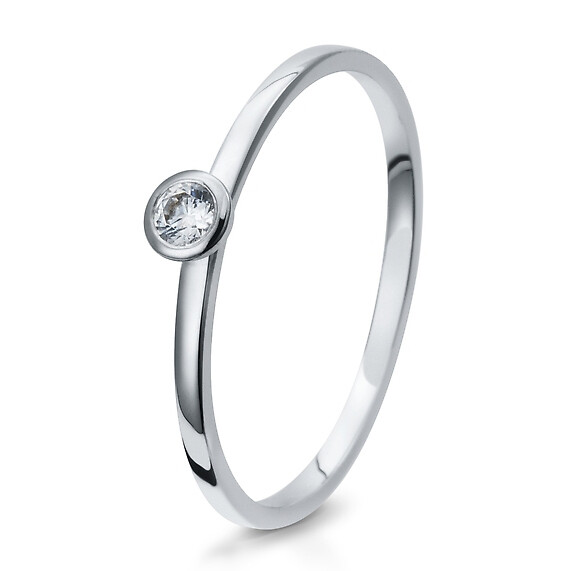 Antragsring Silber mit Zirkonia Breuning 41/05290