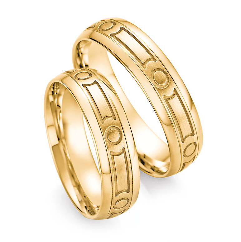 Trauringe Gelbgold Ruesch 66/39160 & 66/39160