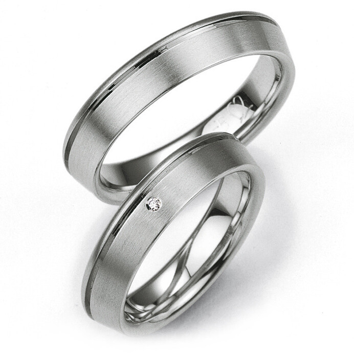 Breuning Trauringe / Partnerringe Silber 925 - 48/08005 & 48/08006