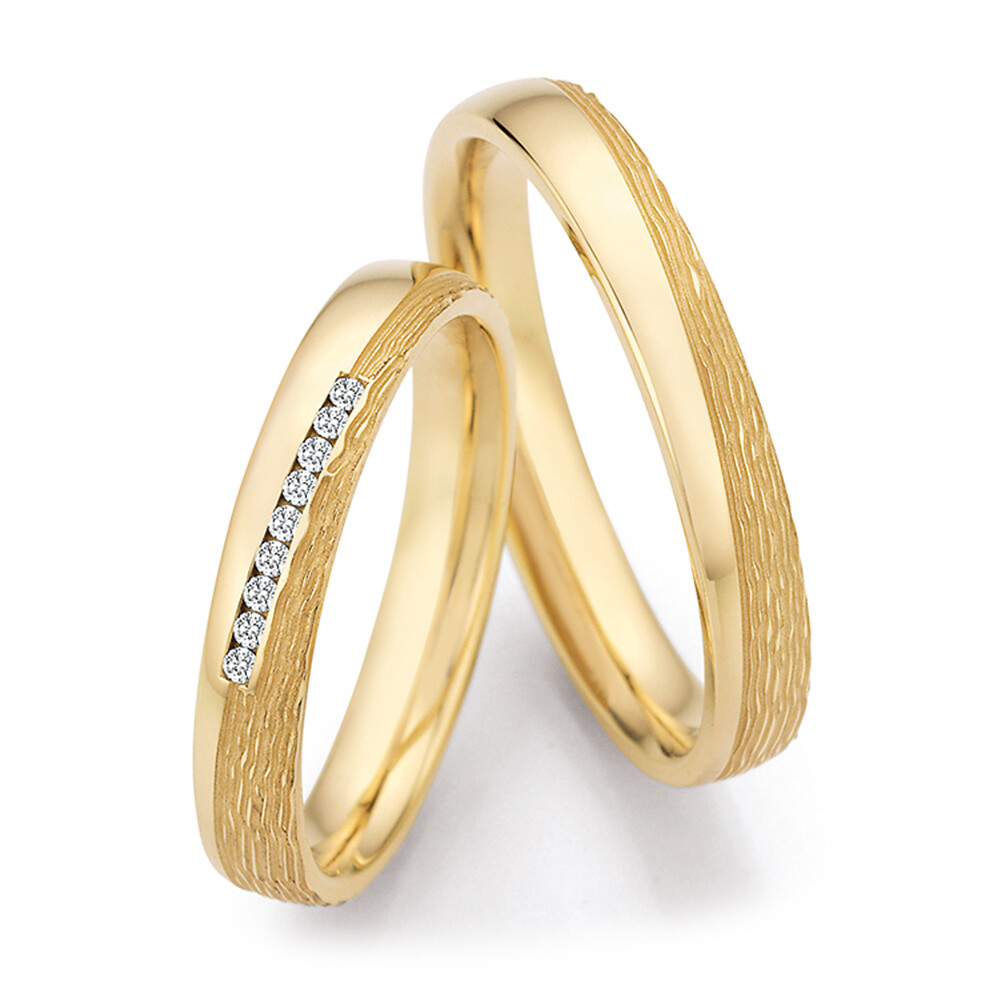 Trauringe Gelbgold Honeymoon Brillant Ruesch 66/71030
