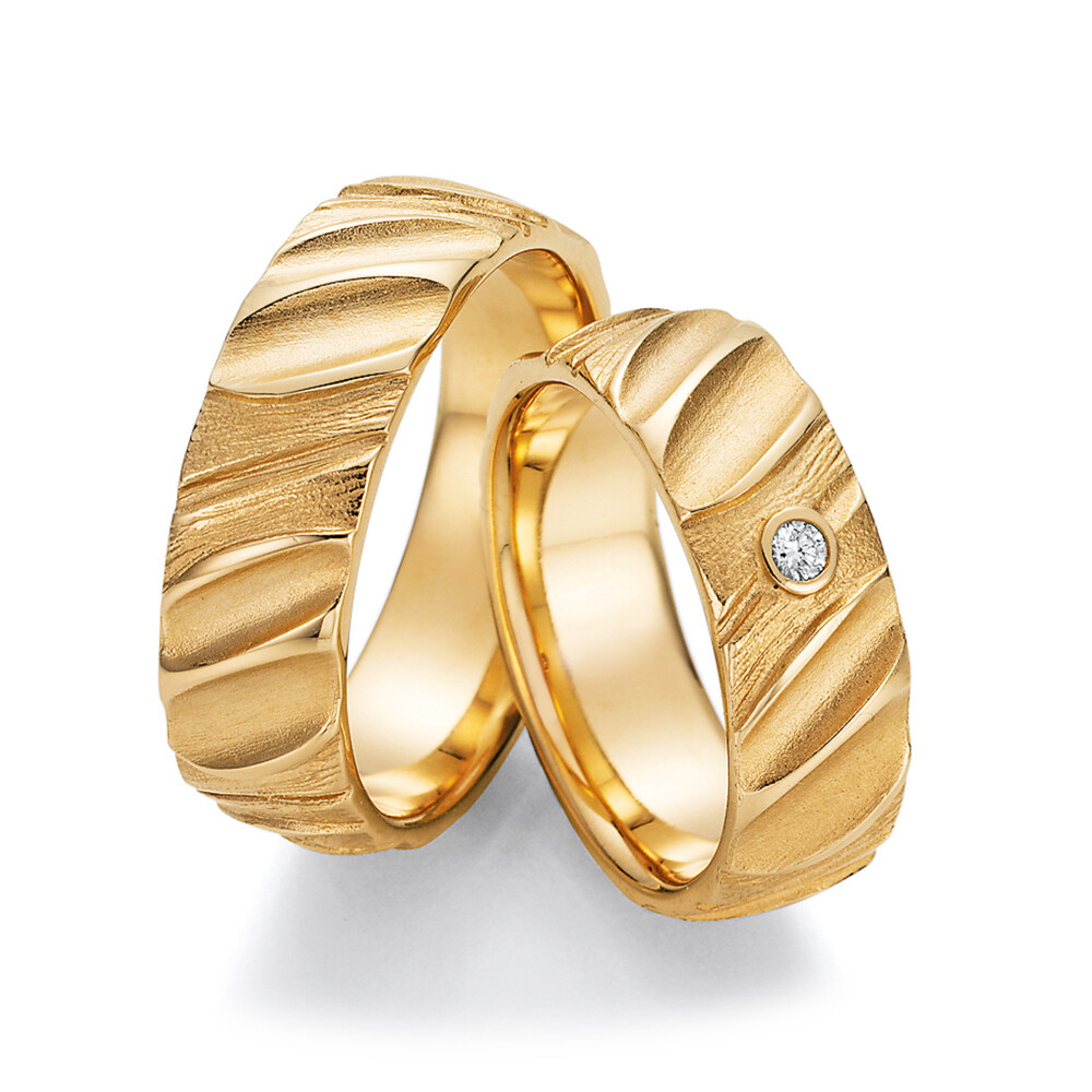 Ruesch Trauringe Gelbgold 66/52110 & 66/52120