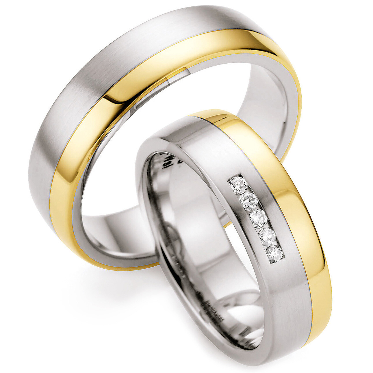 Ruesch Trauringe Steel & Gold 585 Selection 88/05010