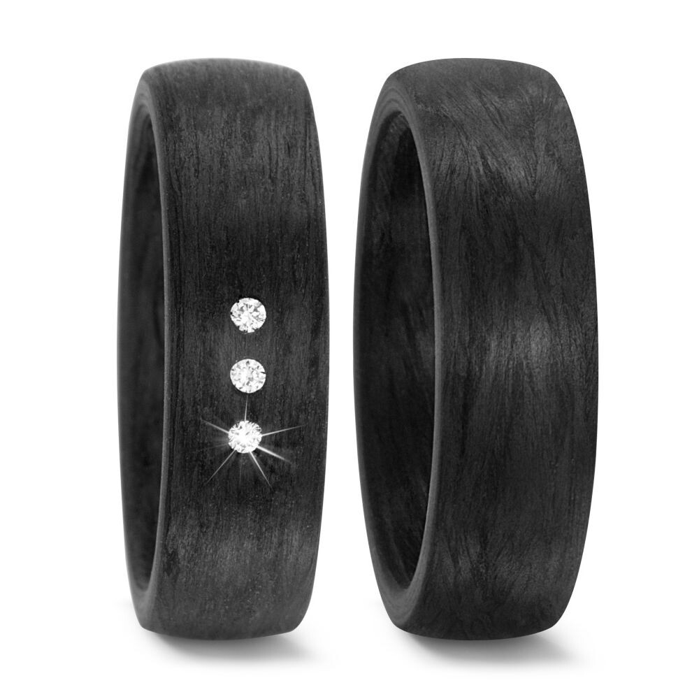 Titanfactory Trauringe Carbon 59281 & 59288