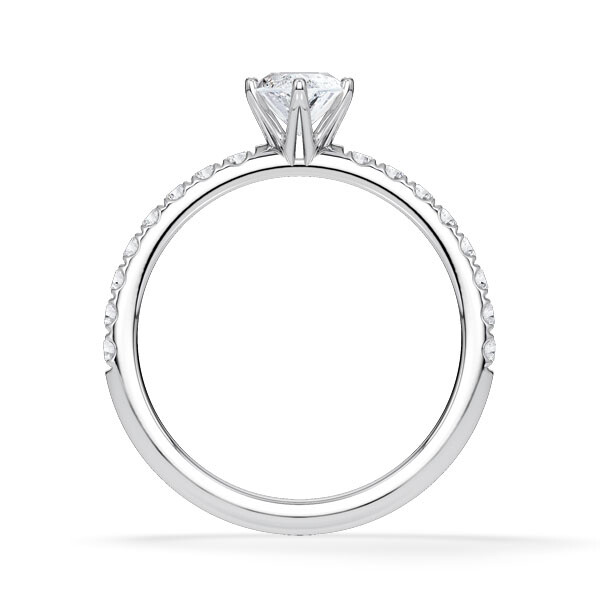 Hollywood Ring Marquise Diamant Weißgold Rubin 1882