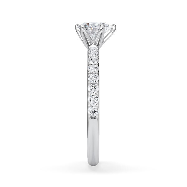 Hollywood Ring Herz Diamant RoWeißgoldgold Rubin 1887
