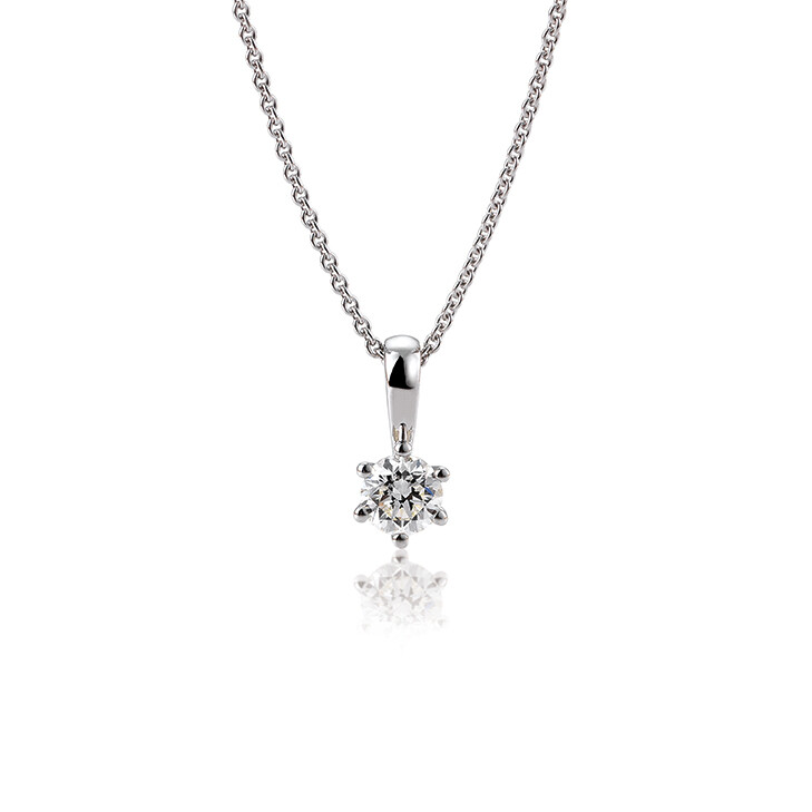 Breuning Anhänger 6er Krappe Platin Brillant