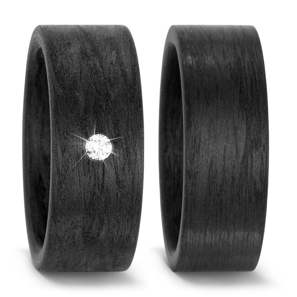 TitanFactory Trauringe aus Carbon - 59305