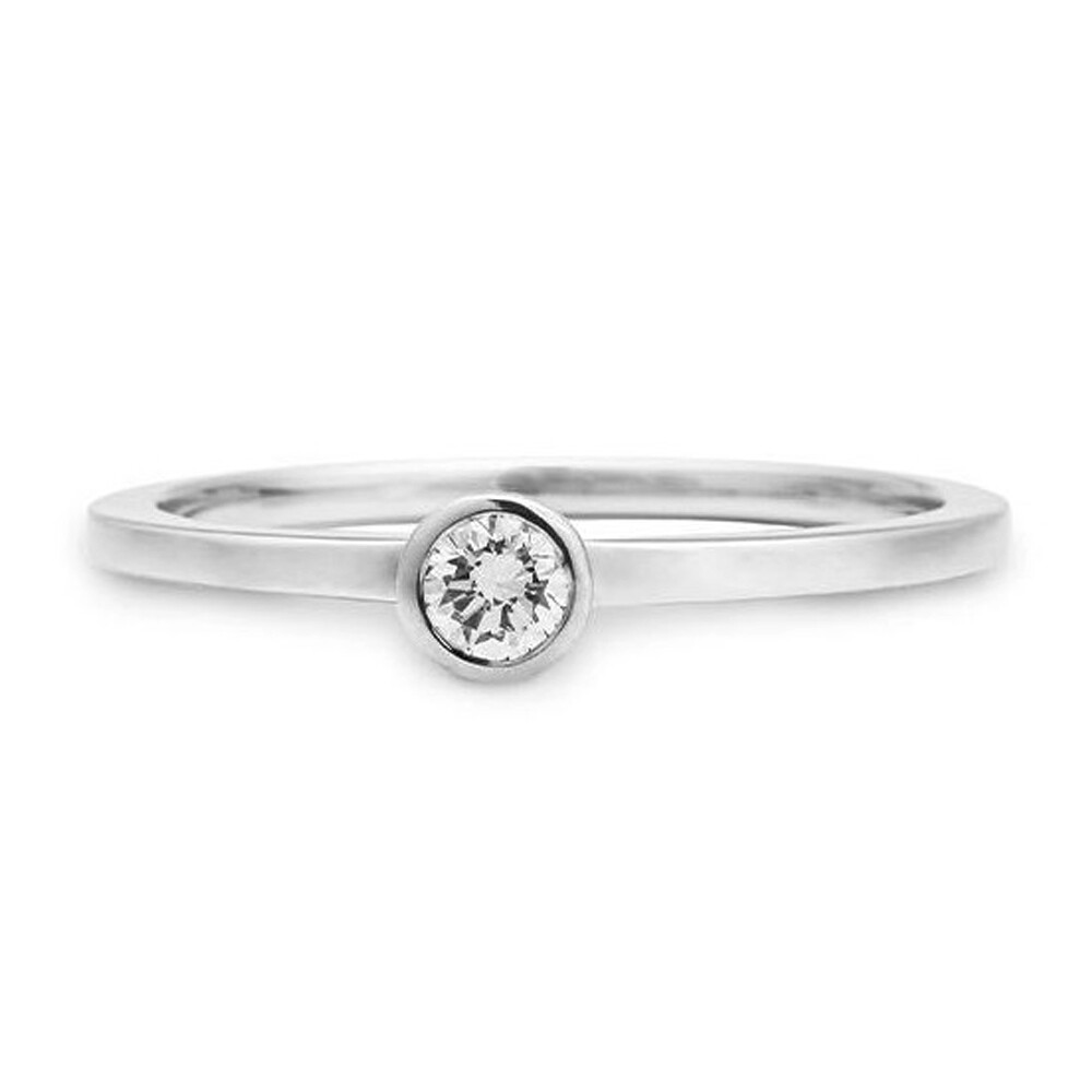 Ring Weißgold Brillant Zarge Breuning 41-06209