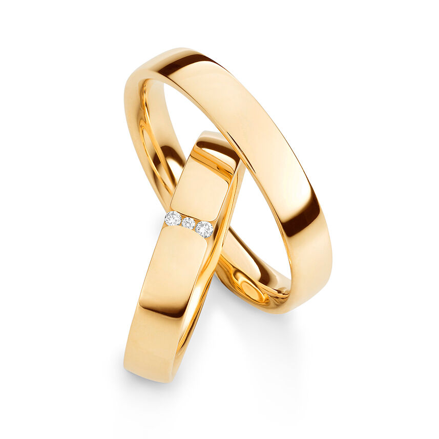 Max Kemper Trauringe Roségold Brillant 30326