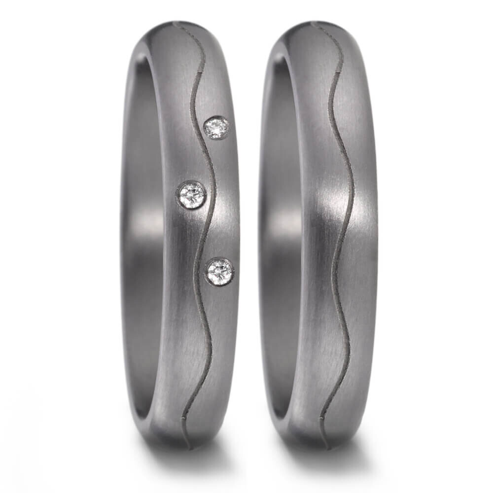 TeNo Partnerringe Tantal Brillant TeNo 59611