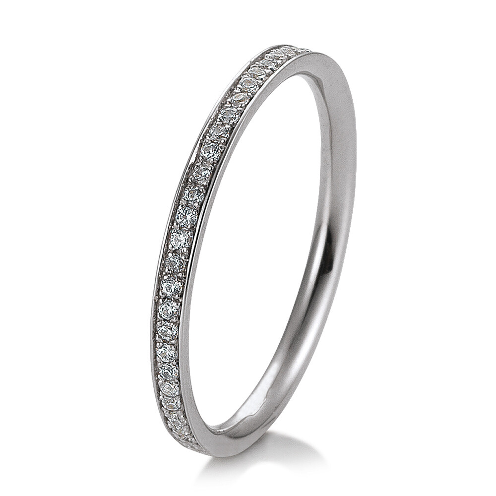Memoire Ring 41/05643 Platin 600 mit Brillanten 0,165 ct.