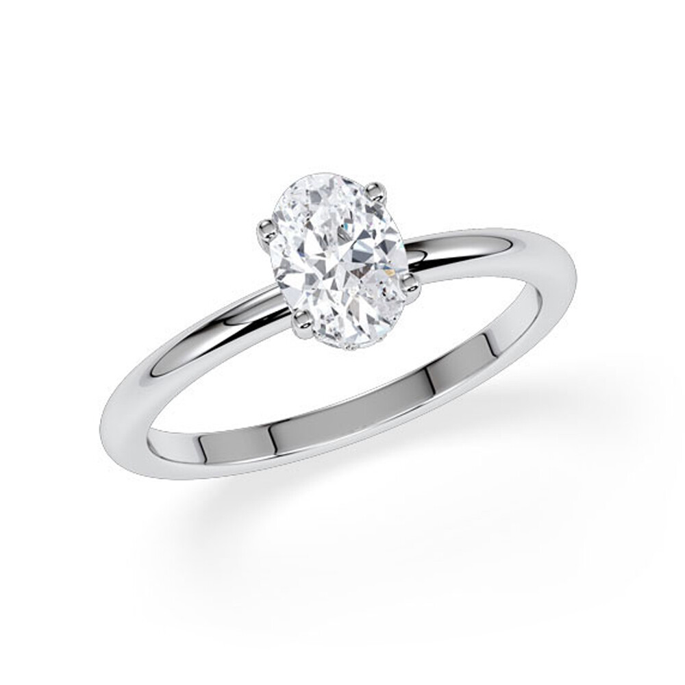 Verlobungsring Weißgold 750/- zus. 0,540 ct, LAB - e, vs2 & tw, vs - RU-1902-29