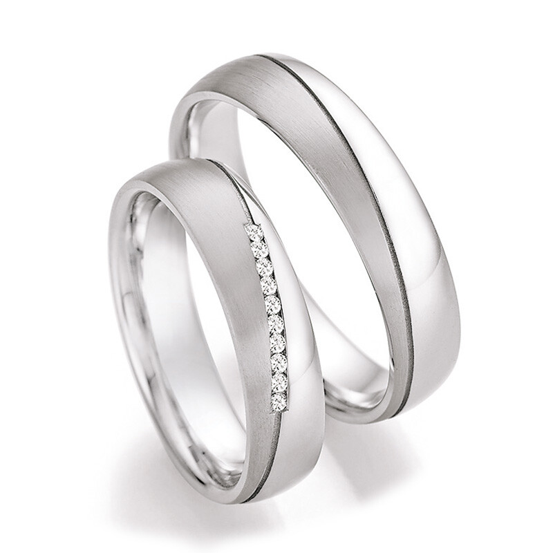 Ruesch Trauringe Silber 925 55/30170 & 55/30180