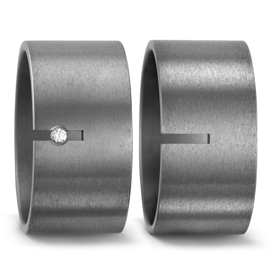 Trauringe Partnerringe Titan Brillant TitanFactory 51143
