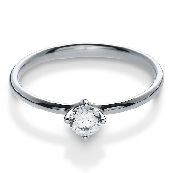 Verlobungsring Silber 925 Zirkonia Breuning 41/05280