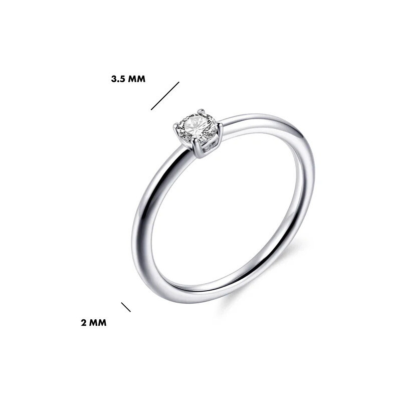 Diamantring Silber 925 Lab-Grown Gisser Jewels RL393