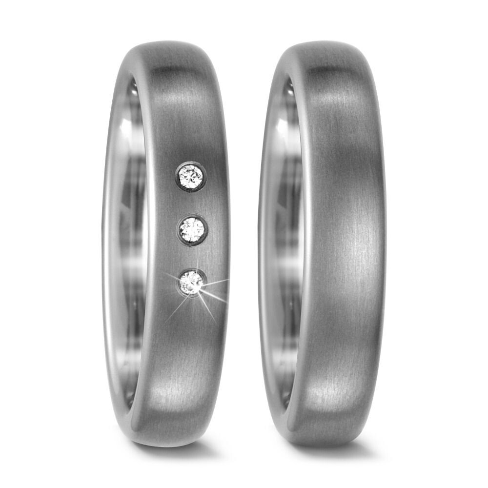 Trauringe Titan Brillant TitanFactory 52438 & 52431