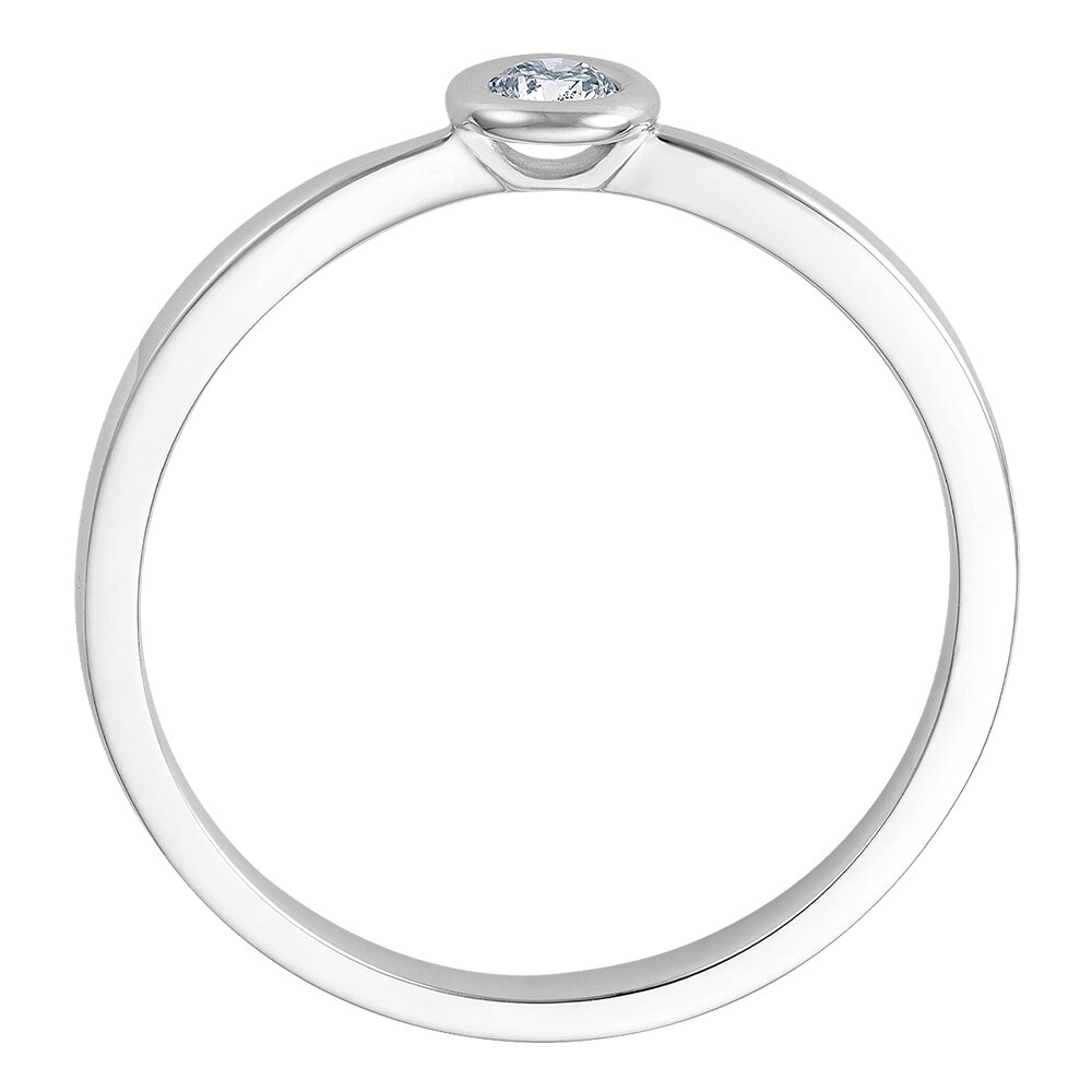 Solitär Ring Weißgold Brillant bella luce EH004516