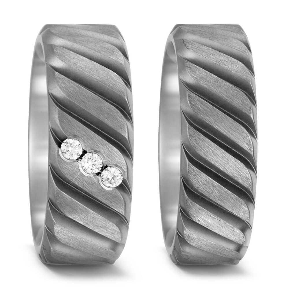 Trauringe Partnerringe Titan Brillant TitanFactory 52490