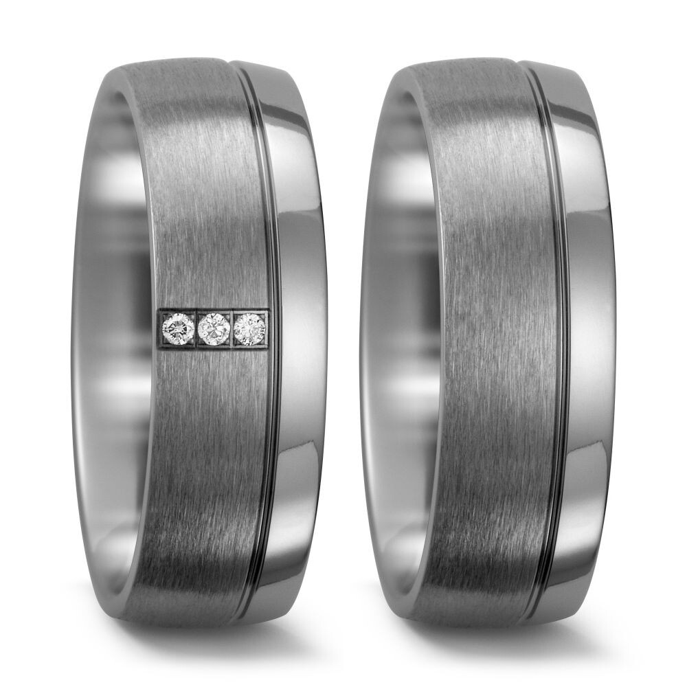 Trauringe Partnerringe Titan Brillant TitanFactory 52419