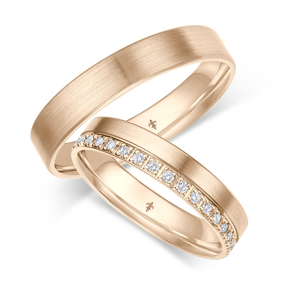 Eheringe Lilou Roségold Giloy TR-0/TR-1-00102