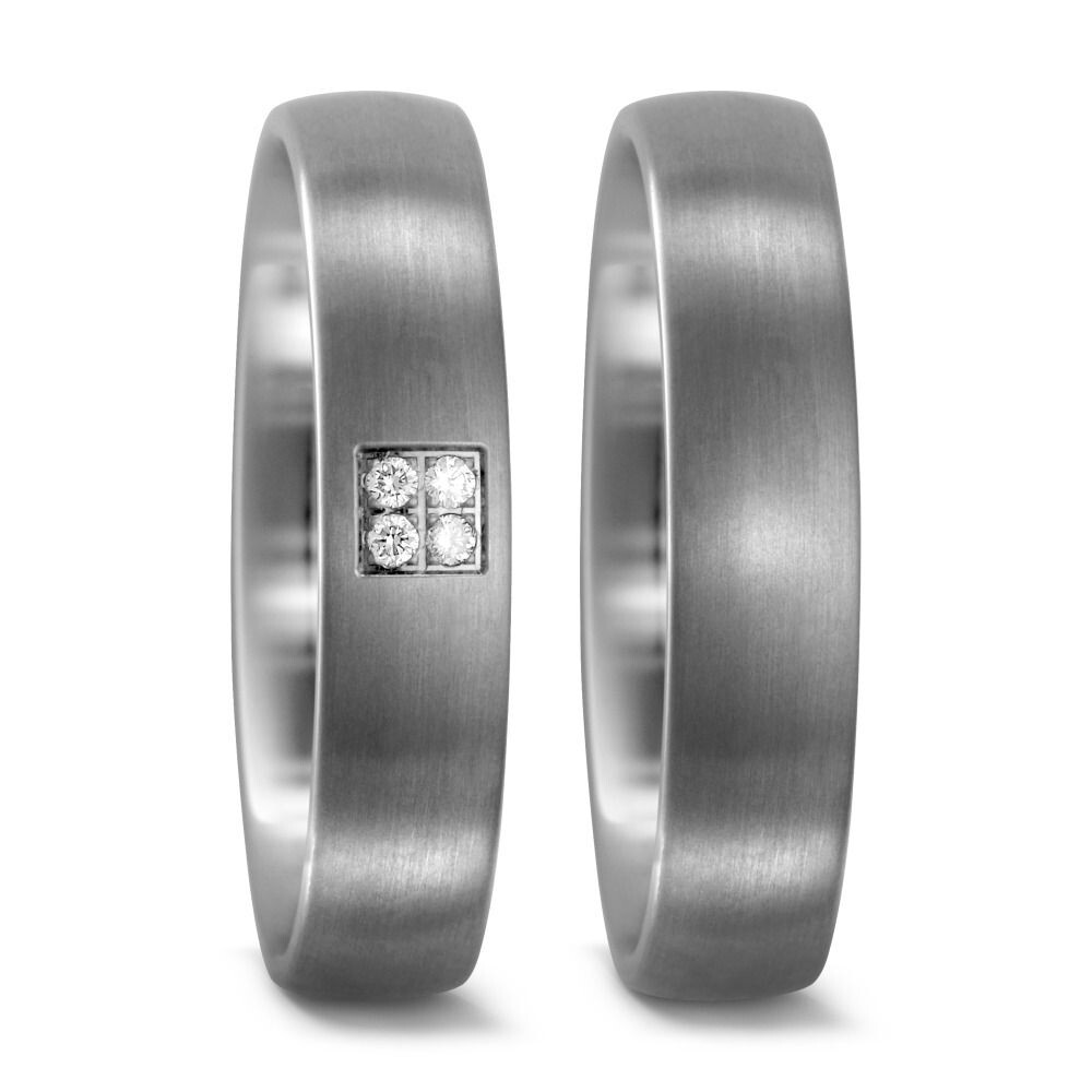 Trauringe Titan Brillant TitanFactory 51675 & 51813