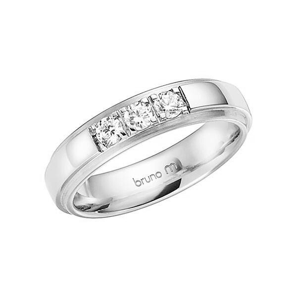 Bruno M Memoire Ring Platin J-1210-1
