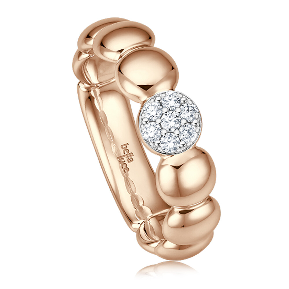 Kugelring Pallina Roségold bella luce EH004941