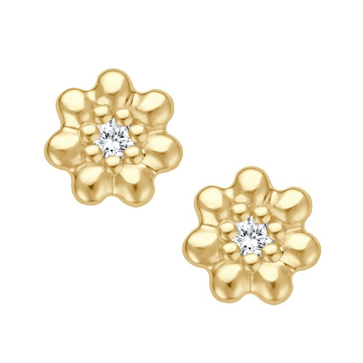 Ohrstecker Pallina Gelbgold 585 Brillant bella luce EH005054