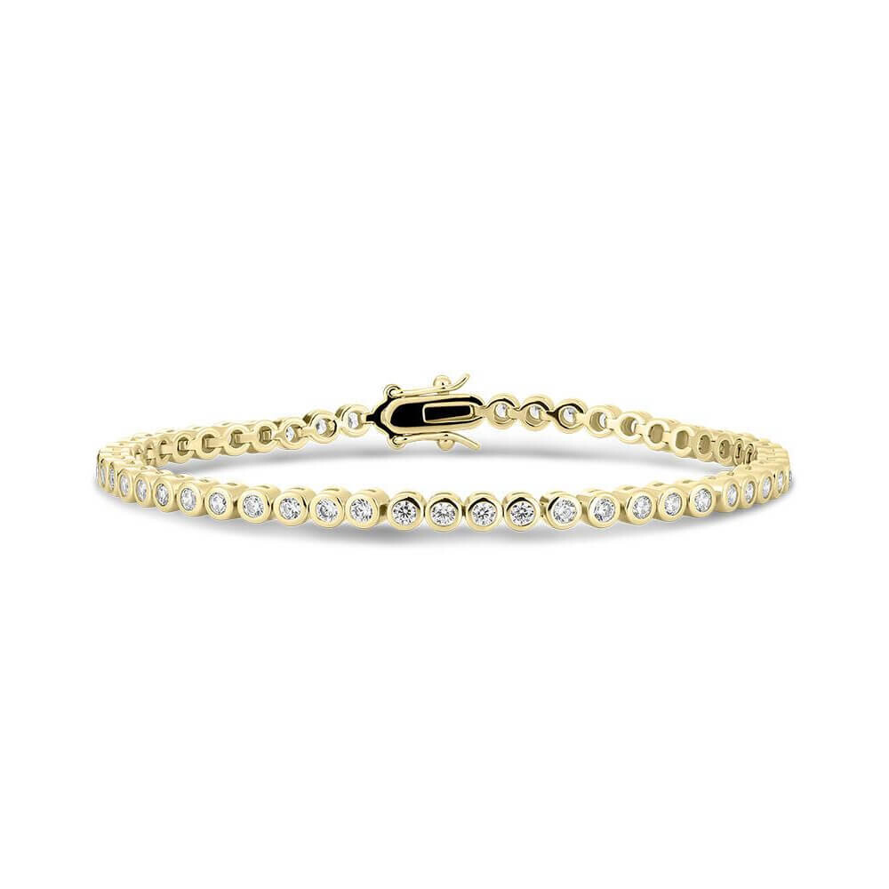 Tennisarmband Silber 925 vergoldet Gisser TR2Y