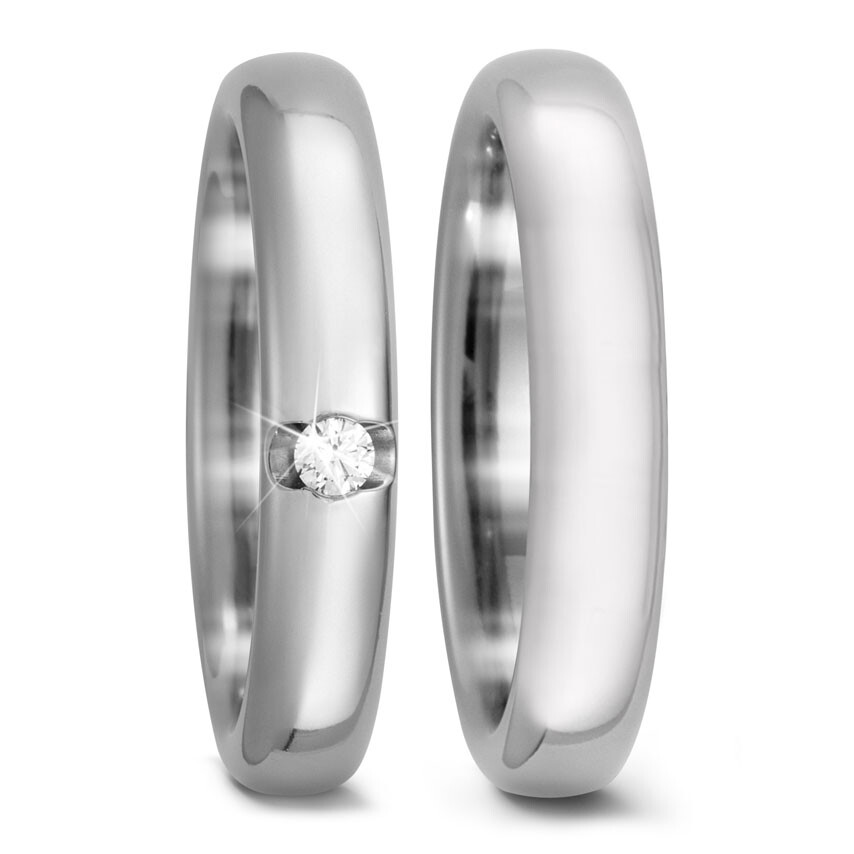 Trauringe Titan Brillant TitanFactory 52453 & 52431-005