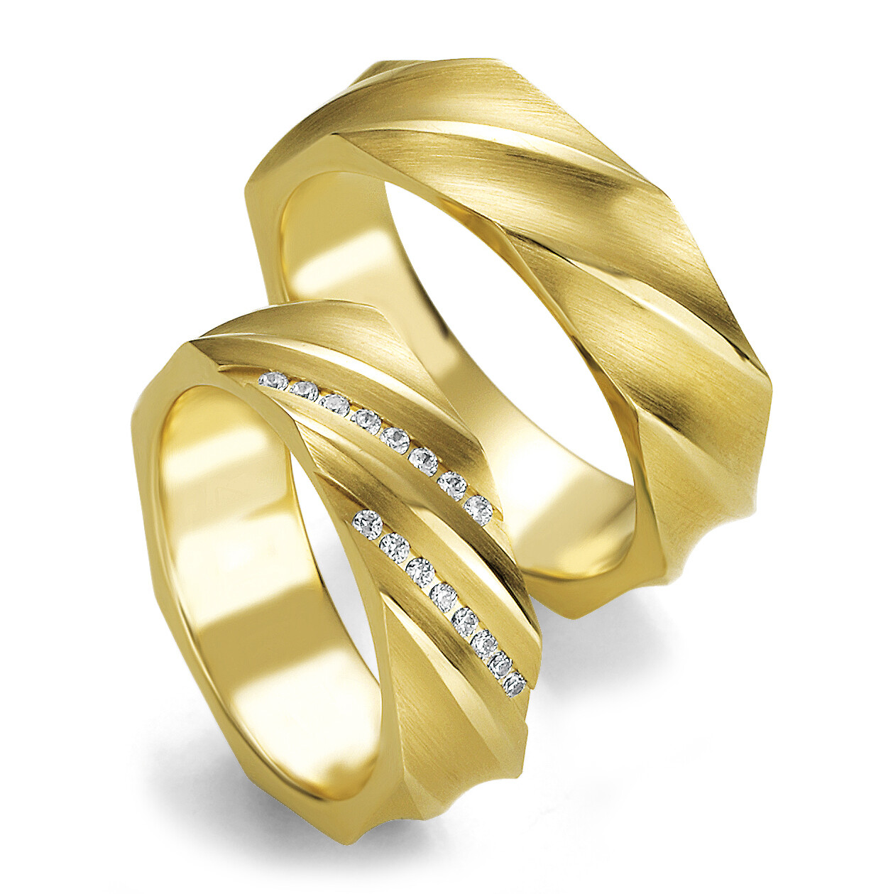 Breuning Trauringe 48/05247 & 48/05248 Gelbgold