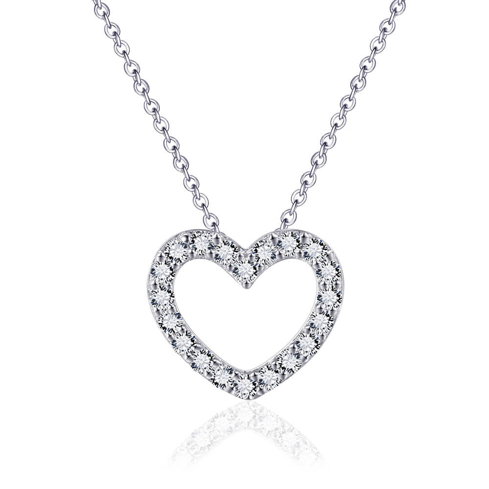 Kette Herz-Anhänger Silber Gisser N1024