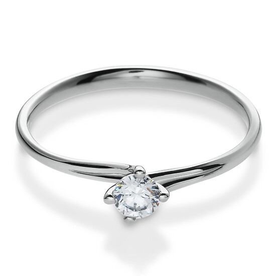 Antragsring Silber 925 Zirkonia Breuning 41/05282