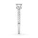 Ring Veiled Halo Prinzess Diamant Platin Rubin 1895