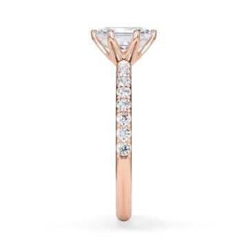 Hollywood Ring Radiant Rotgold Rubin 1886