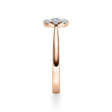 Verlobungsring Solitär Illusion Rotgold Rubin RU-1593