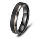 Einzelring Herren Black Titanium BT-04