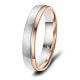 Partnerring Trauring Edelstahl Rose Marrya ES-34