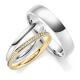 Edelstahlringe Gold Triset Zirkonia Nina Sara NS-G8