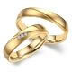 Partnerringe Eheringe Titan Gold Marrya TI35