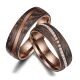 Eheringe Partnerringe Carbon Bronce Wellendesign Marrya CB-05