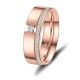 Eheringe Partnerringe Memoire Edelstahl Rot Set Marrya ES-E45