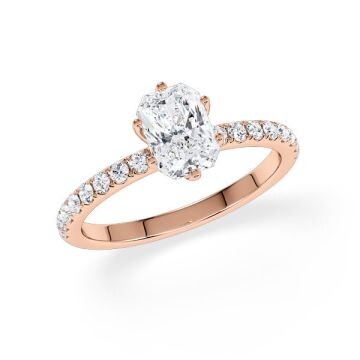 Hollywood Ring Radiant Rotgold Rubin 1886