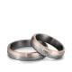 Eheringe Tantal Roségold 585 Brillant TeNo 59760