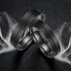 Partnerringe schwarz Black Titanium Marrya BT-10