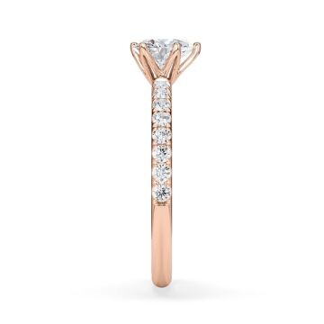 Hollywood Ring Herz Diamant Rotgold Rubin 1887