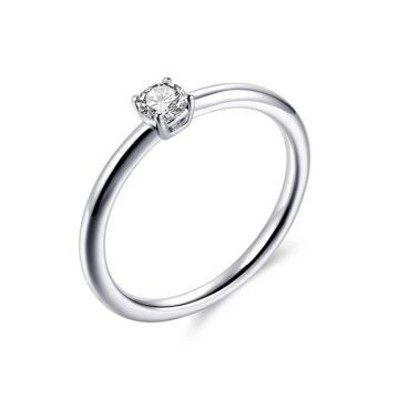 Diamantring Silber 925 Lab-Grown Gisser Jewels RL393