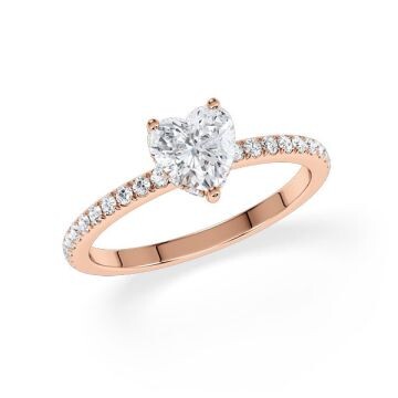 Ring Hidden Halo Rotgold Rubin 1900