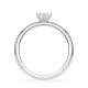 Verlobungsring Hollywood Weißgold 750 Lab Brillant 0,5 ct – Rubin RU-1888